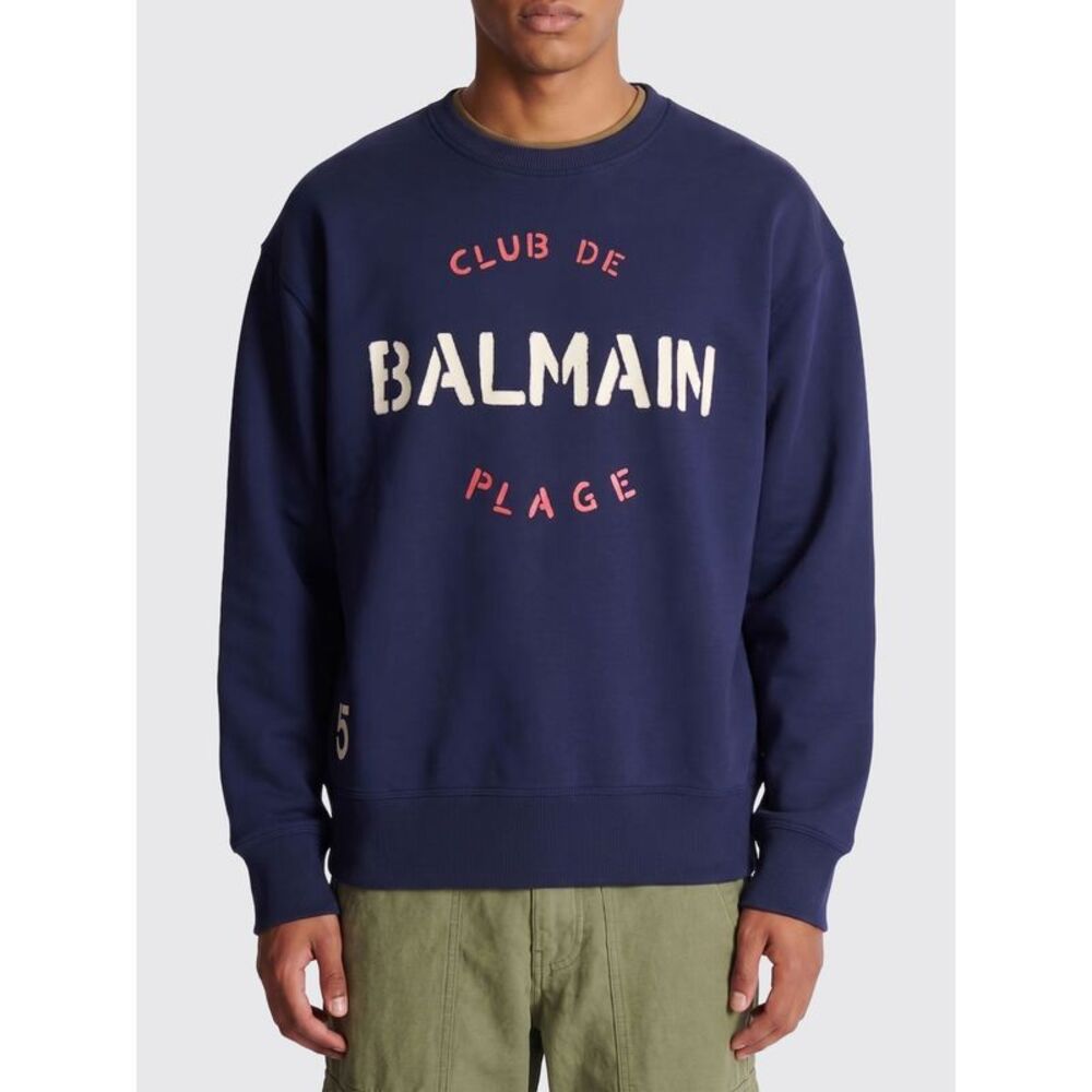 Balmain Sweatshirt Men Marine